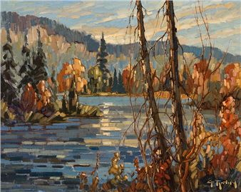 Lac à l’automne - Gaston Rebry