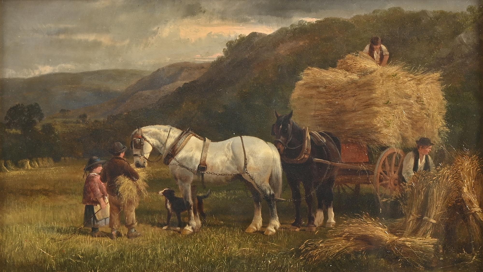 George Cole | Loading the Wagon | MutualArt