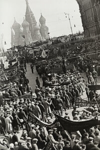 Artwork by Boris Ignatovich, Demonstration on Red Square, Moscow, May 1, 1935, Made of Gelatin silver print