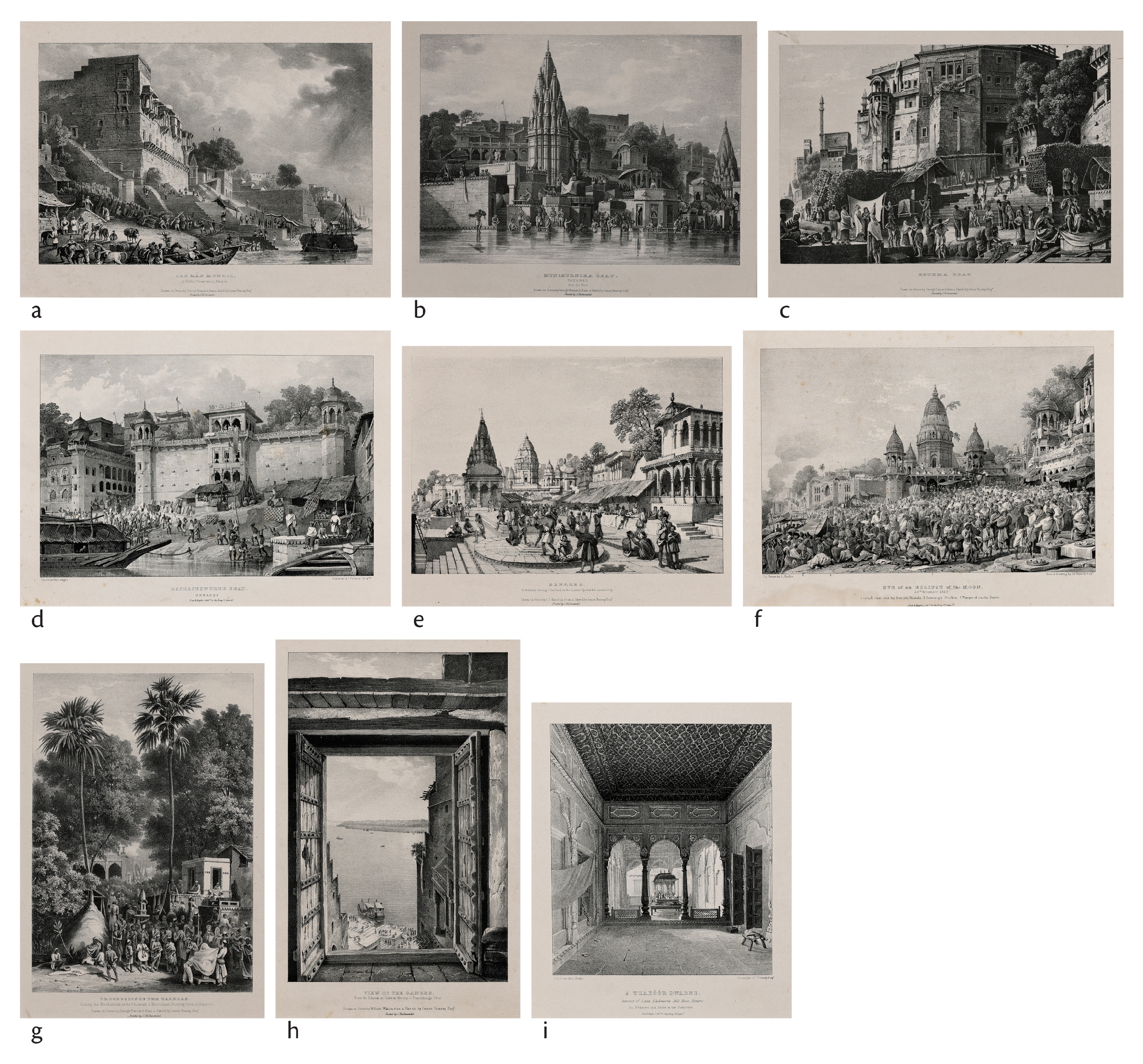 James Prinsep | Untitled [Set of Nine Benaras Prints (1825) | MutualArt