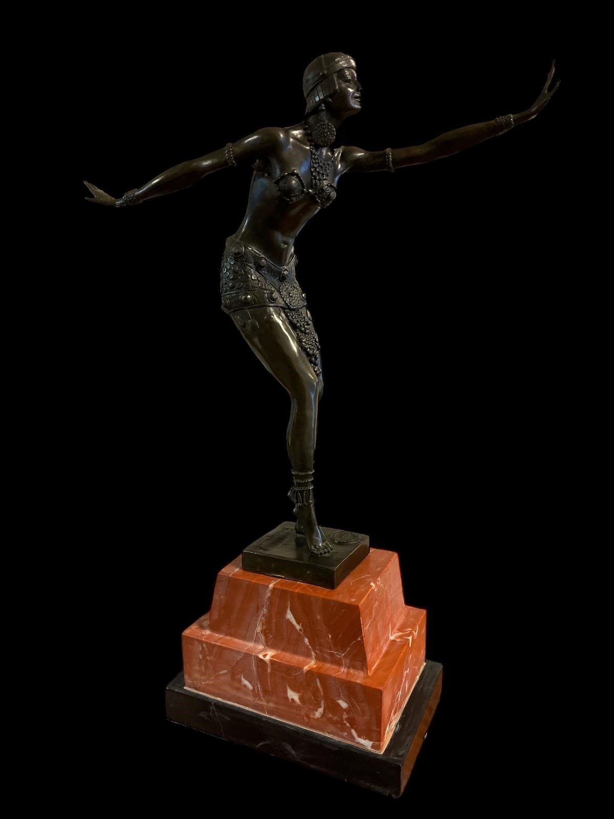 Demétre H. Chiparus | after DEMETRE CHIPARUS An Art Deco style bronze ...