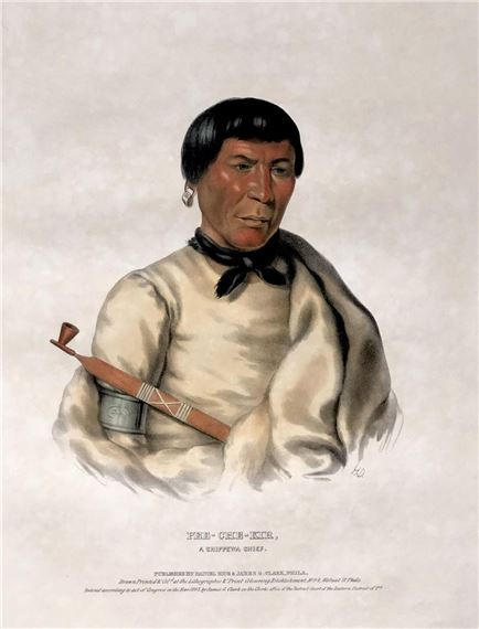 Charles Bird King | Charles Bird King - PEE-CHE-KIR A CHIPPEWA CHIEF ...