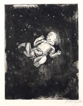 Neugeborenes Kind by Hans Körnig, (19)54.