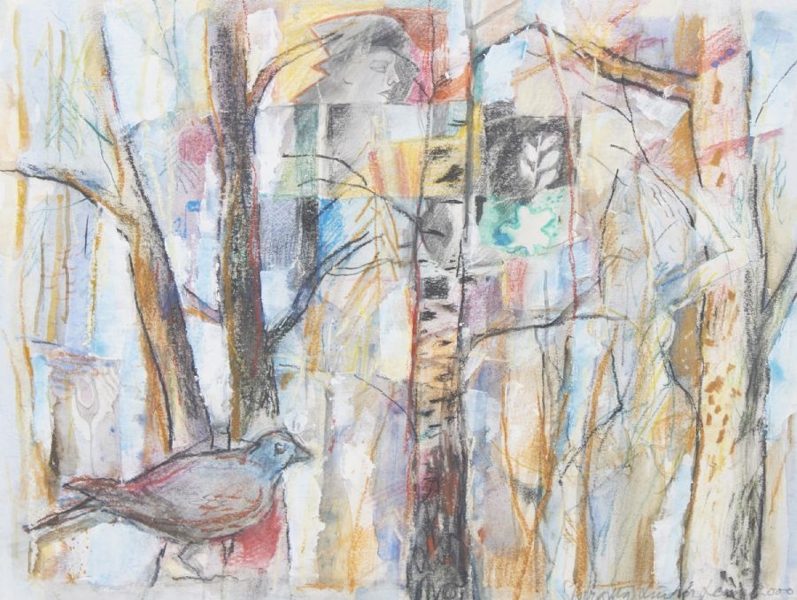 Artwork by Birgitta Lindh Lewin, Birgitta Lindh Lewin, Made of ink