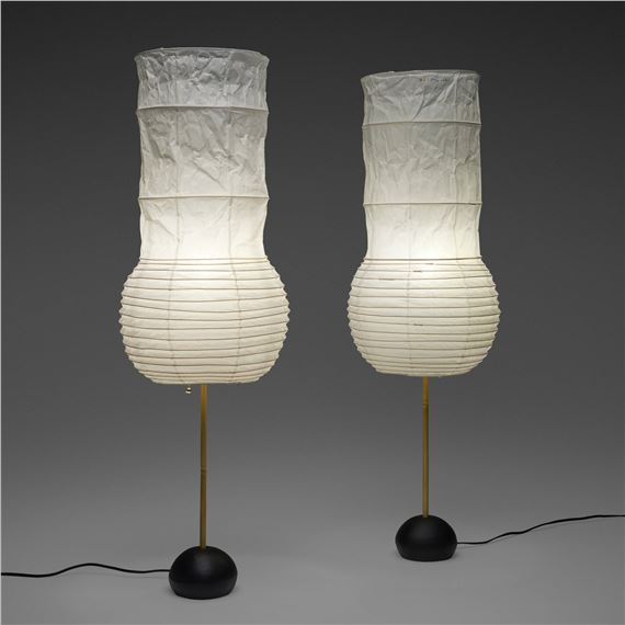 Isamu Noguchi | Akari light sculptures model BB2-S1, pair (1979