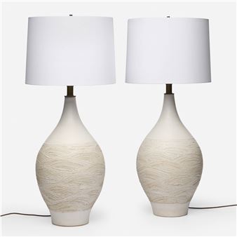 Table lamps, pair - Lee Rosen