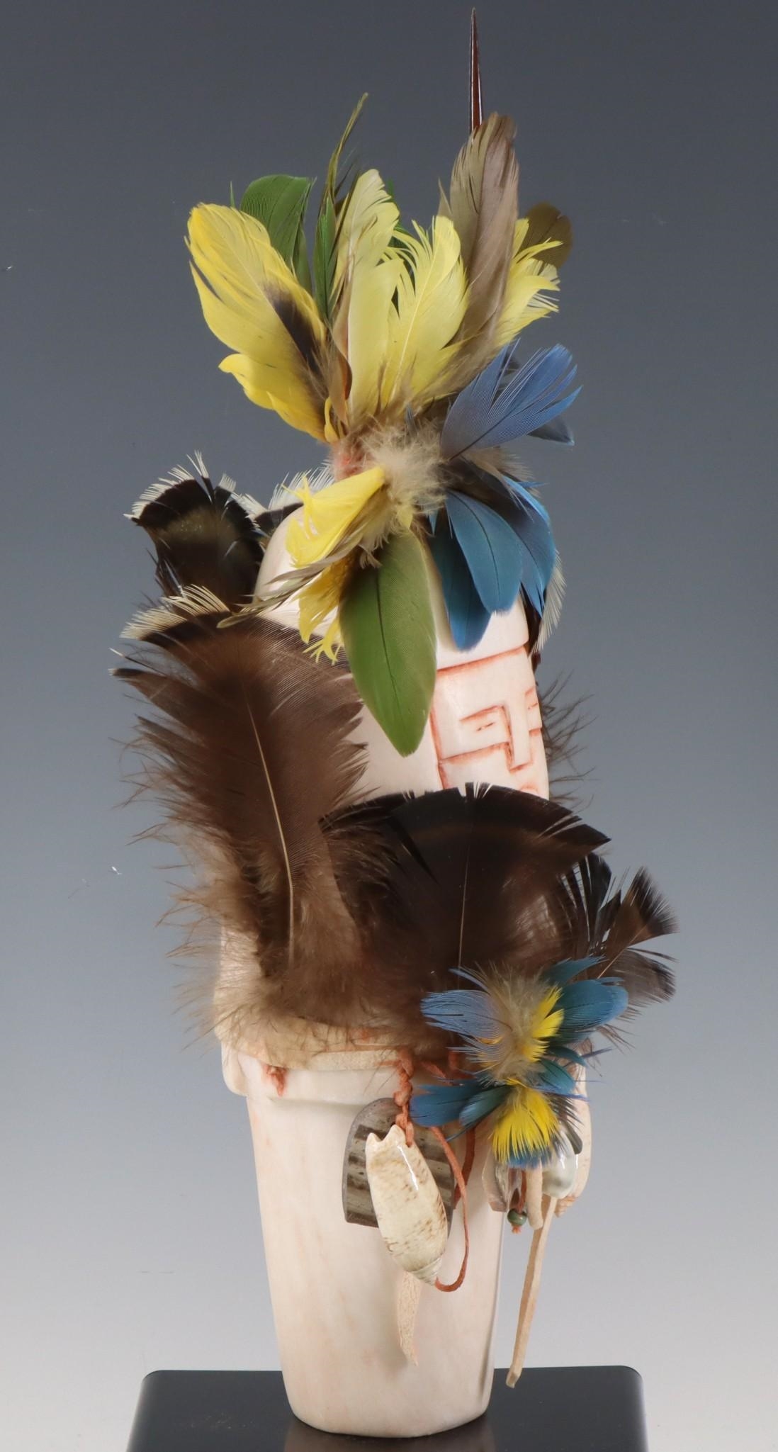 Mark Swazo-Hinds | a Tesuque Pueblo figure | MutualArt