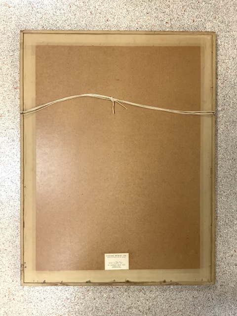 Artwork by Hassan Slaoui, MOROCCAN SIGNED OIL FRAMED AND GLAZED 60, Made of Glazed