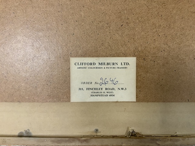 Artwork by Hassan Slaoui, MOROCCAN SIGNED OIL FRAMED AND GLAZED 60, Made of Glazed