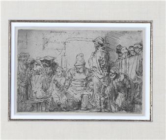 Christ Seated Disputing with the Doctors, circa1654 - Rembrandt van Rijn