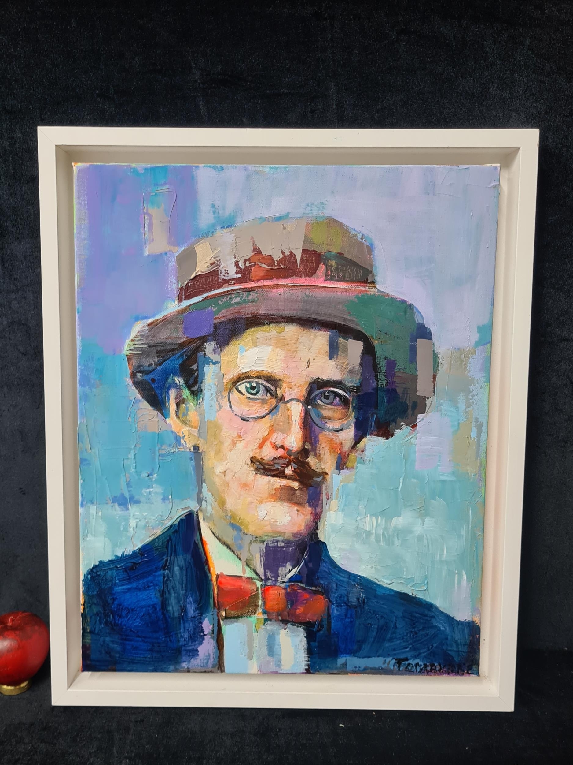 Tom Byrne | Portrait study of Irish Novelist and poet James Joyce ...