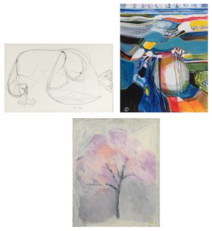 Tree with Flowers - Lena Jenny Malmsjo