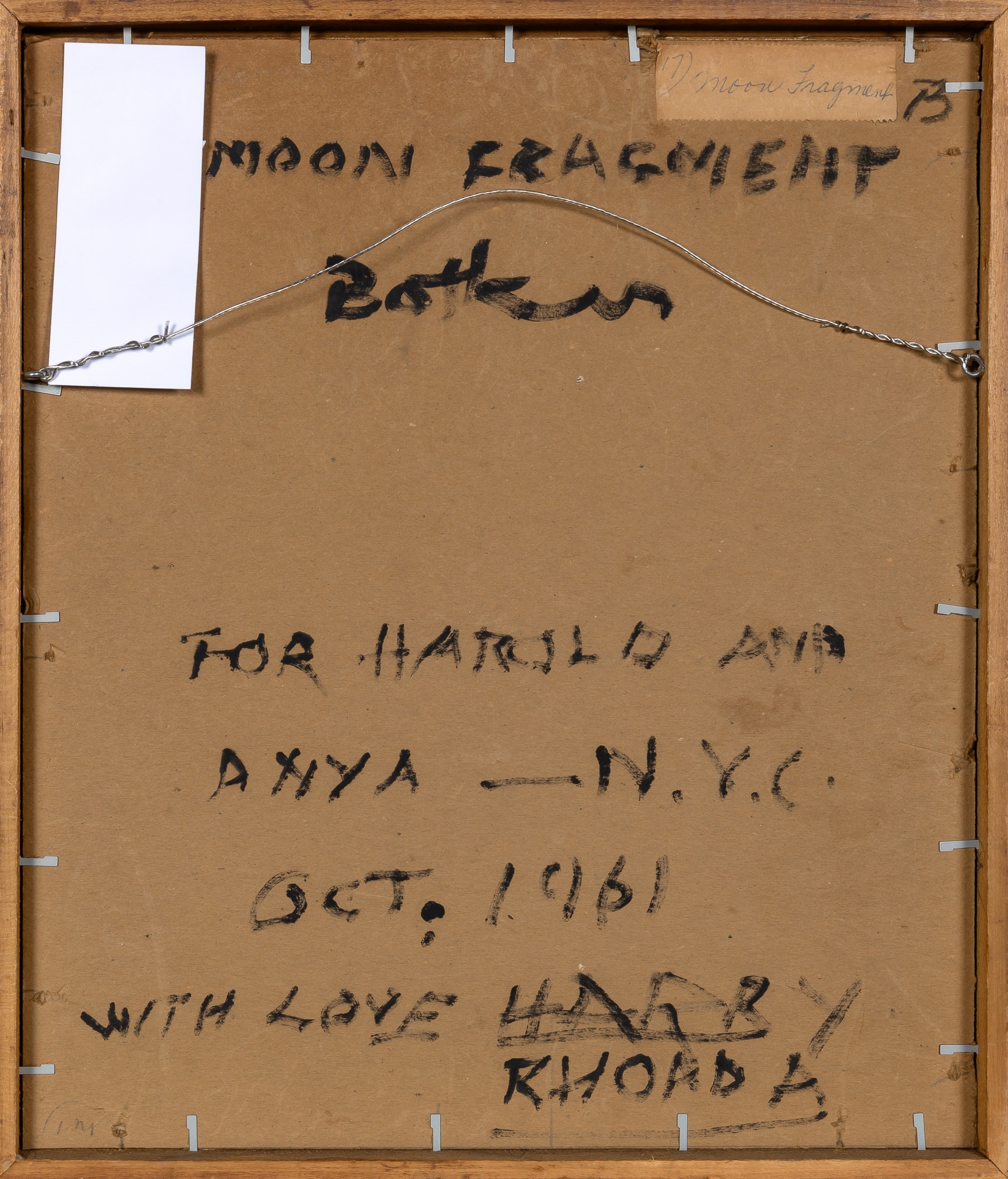 Henry Botkin | Moon Fragment (1961) | MutualArt