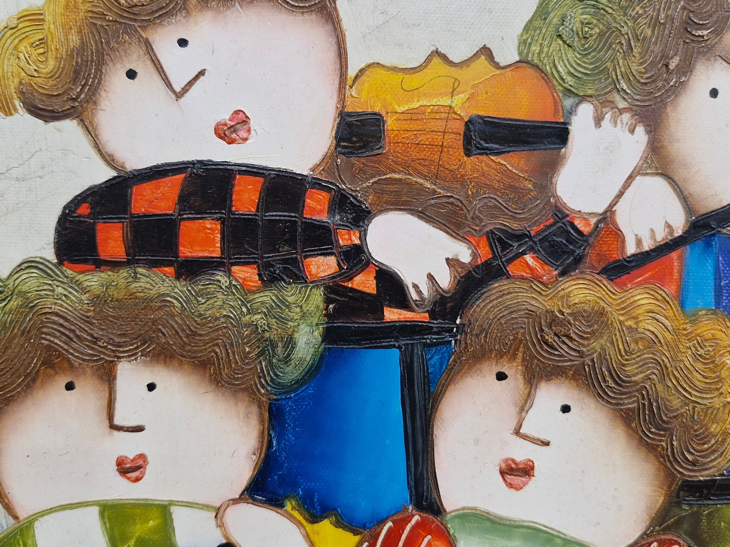 Joyce Roybal | s iconic character studies commonly called 'Puffy People ...