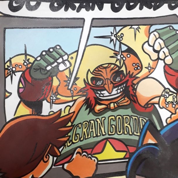 Artwork by Gudmundur Gudmundsson, EL GRAN GORDO, Made of painting on canvas