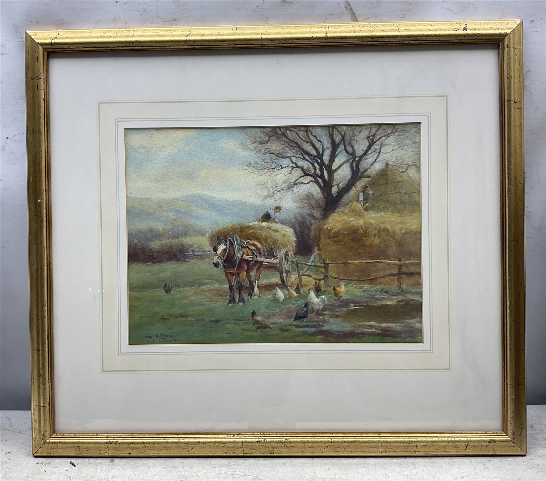 Edwin Bottomley | Hay Making (1912) | MutualArt
