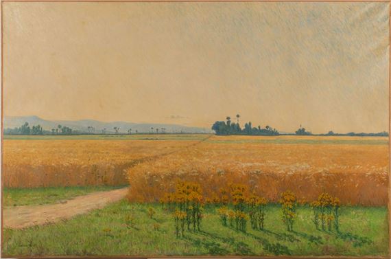 Le champ de blé. by Johannes Son