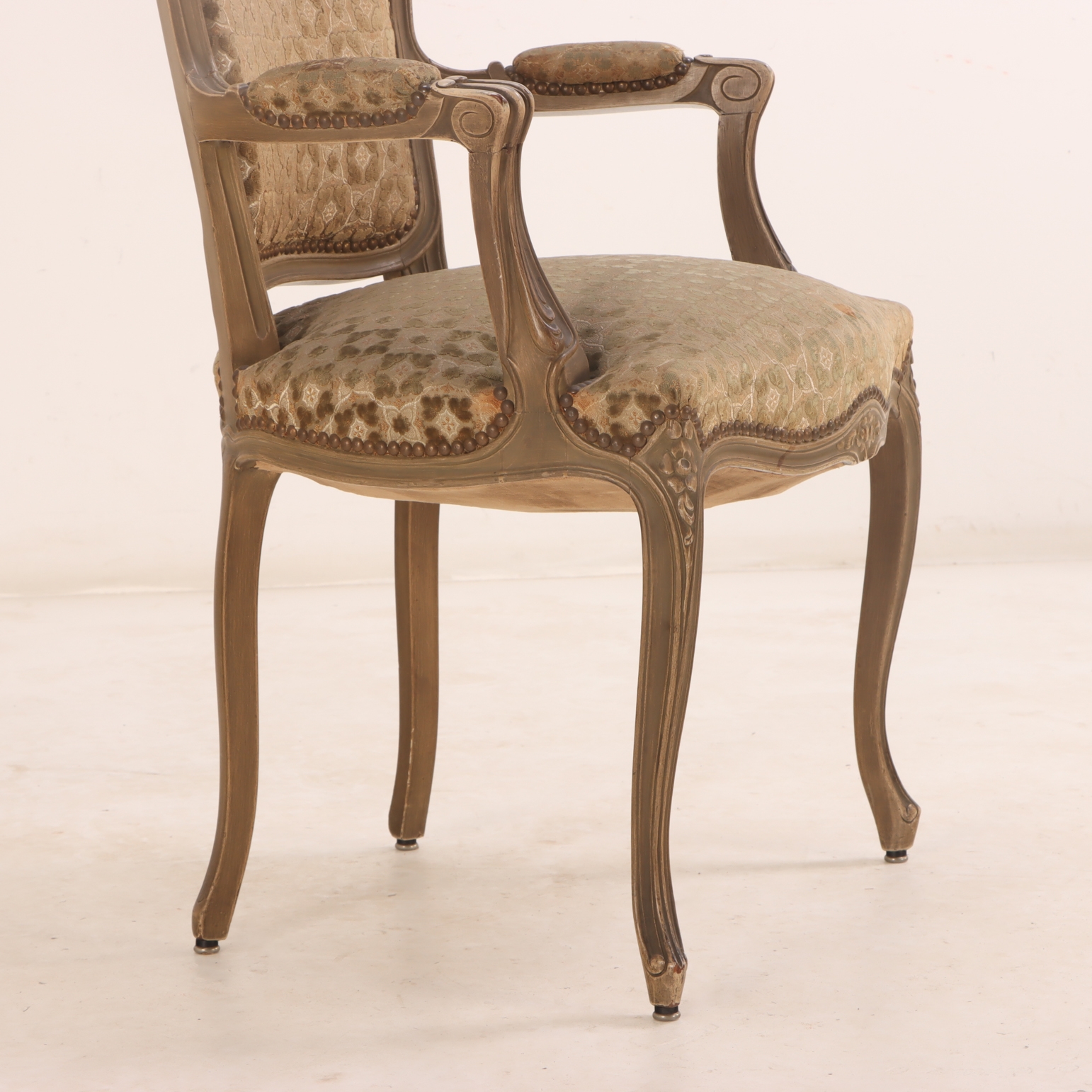 Ed French | Ten painted French Louis XV style dining chairs with two ...