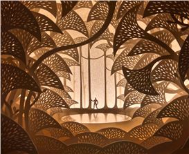 Magic and Mystery Illuminate Hari & Deepti’s Paper-Cut Dioramas