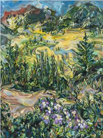 Through Gestural Oil Paintings, Maria Calandra Guides Her Stream of Consciousness onto Canvas
