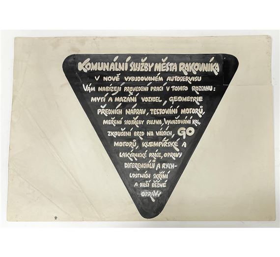 Inzerát Komunální služby města Rakovníka by Kaja Saudek