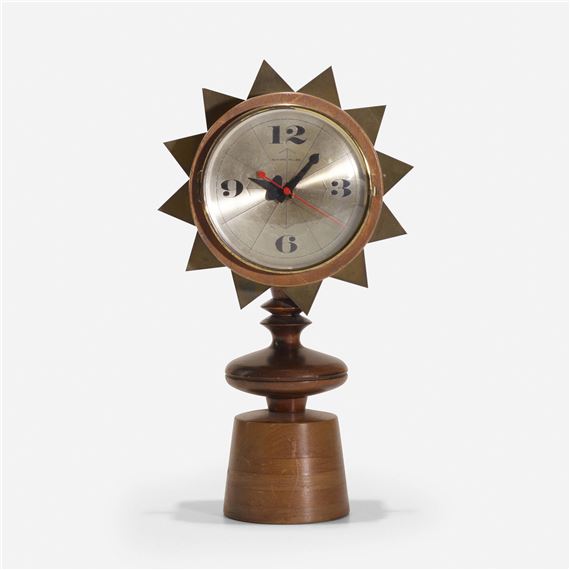George Nelson | Chess Piece table clock, model 2251 (1957) | MutualArt