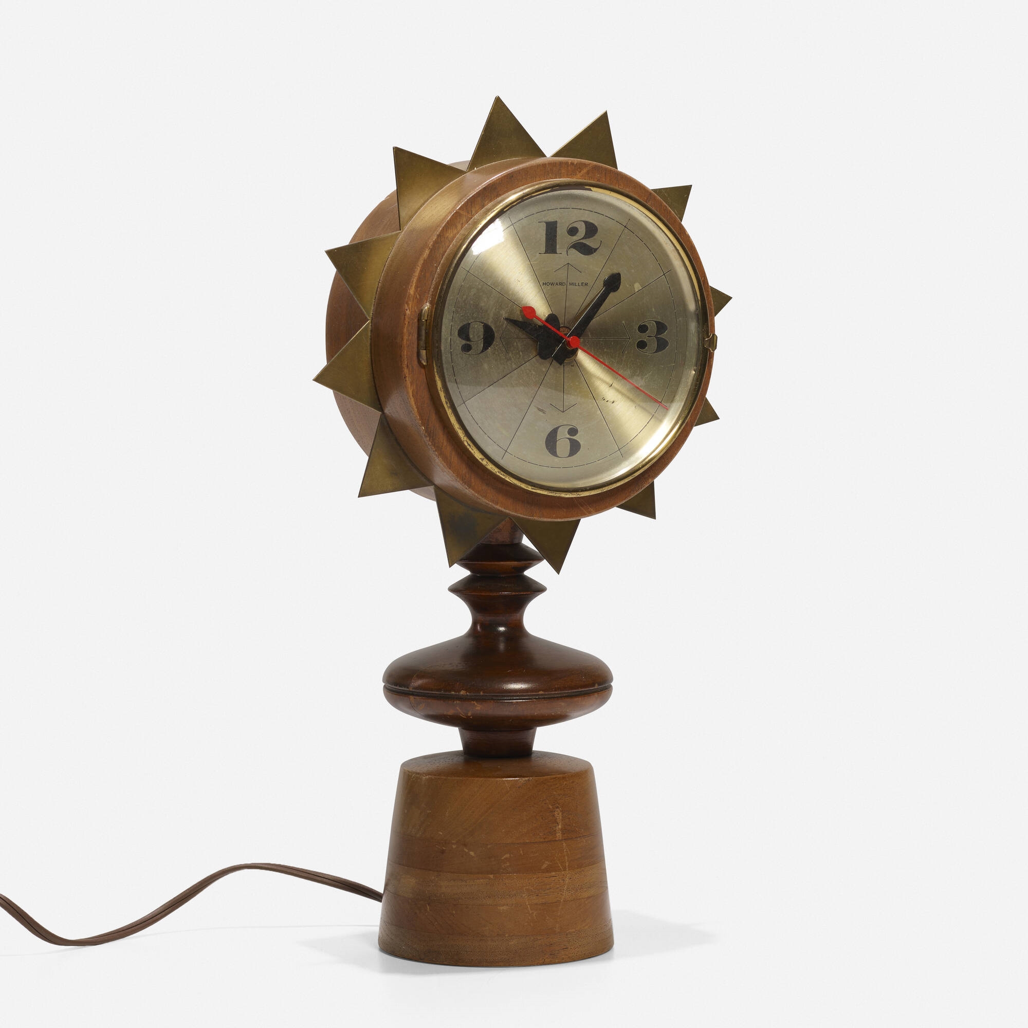 George Nelson | Chess Piece table clock, model 2251 (1957) | MutualArt