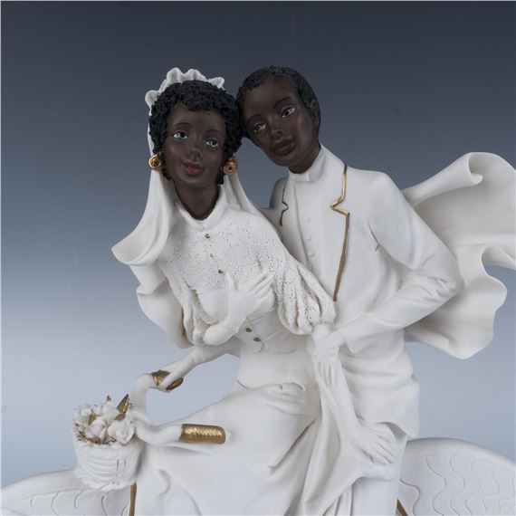 Auro Belcari | Auro Belcari Italian Sculpture, Dear (ca. 1980s
