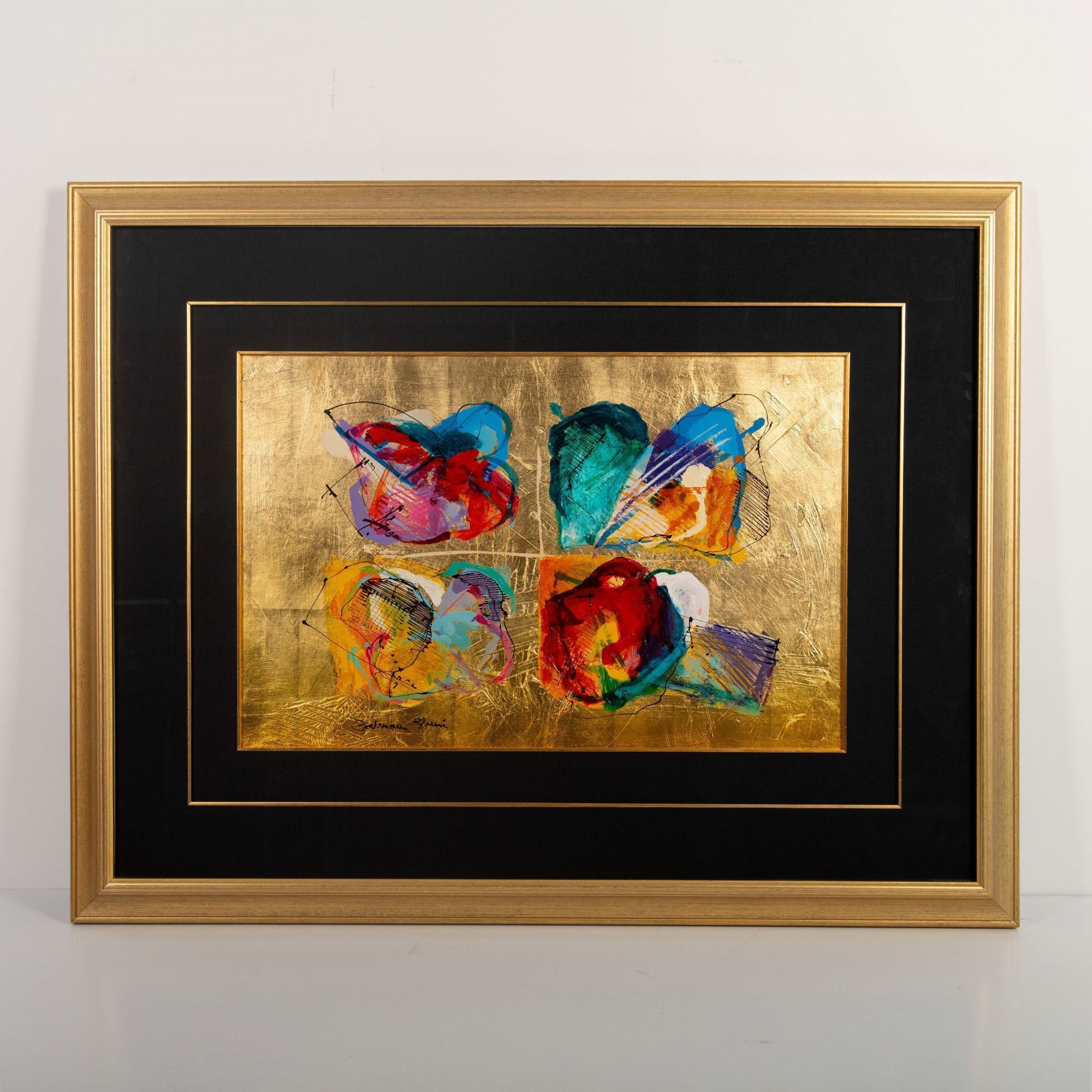 Calman Shemi | Calman Shemi, Original Acrylic & Gold Leaf Artwork ...