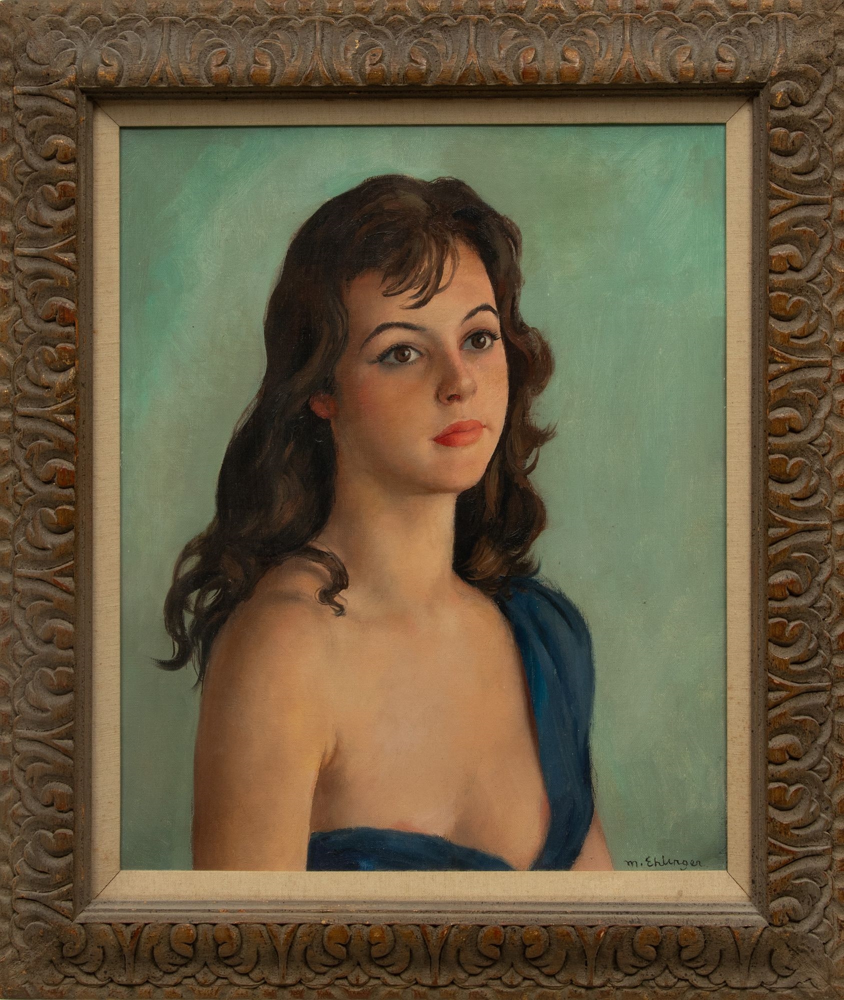 Maurice Ehlinger | Portrait of a Young Woman | MutualArt