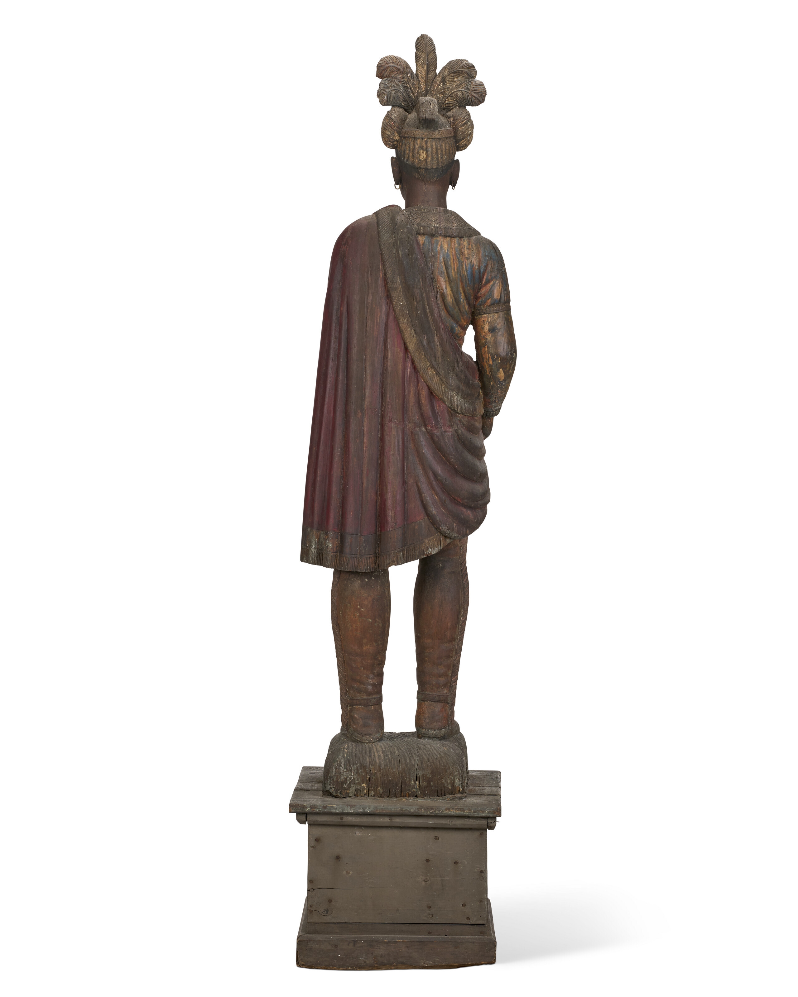 Artwork by Julius Theodore Melchers, ATTRIBUTED TO JULIUS THEODORE MELCHERS (1829-1909), DETROIT, MICHIGAN, LATE 19TH CENTURY, Made of CARVED AND POLYCHROME PAINT