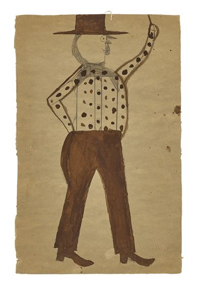 UNTITLED (POINTING MAN IN HAT AND SPOTTED SHIRT)