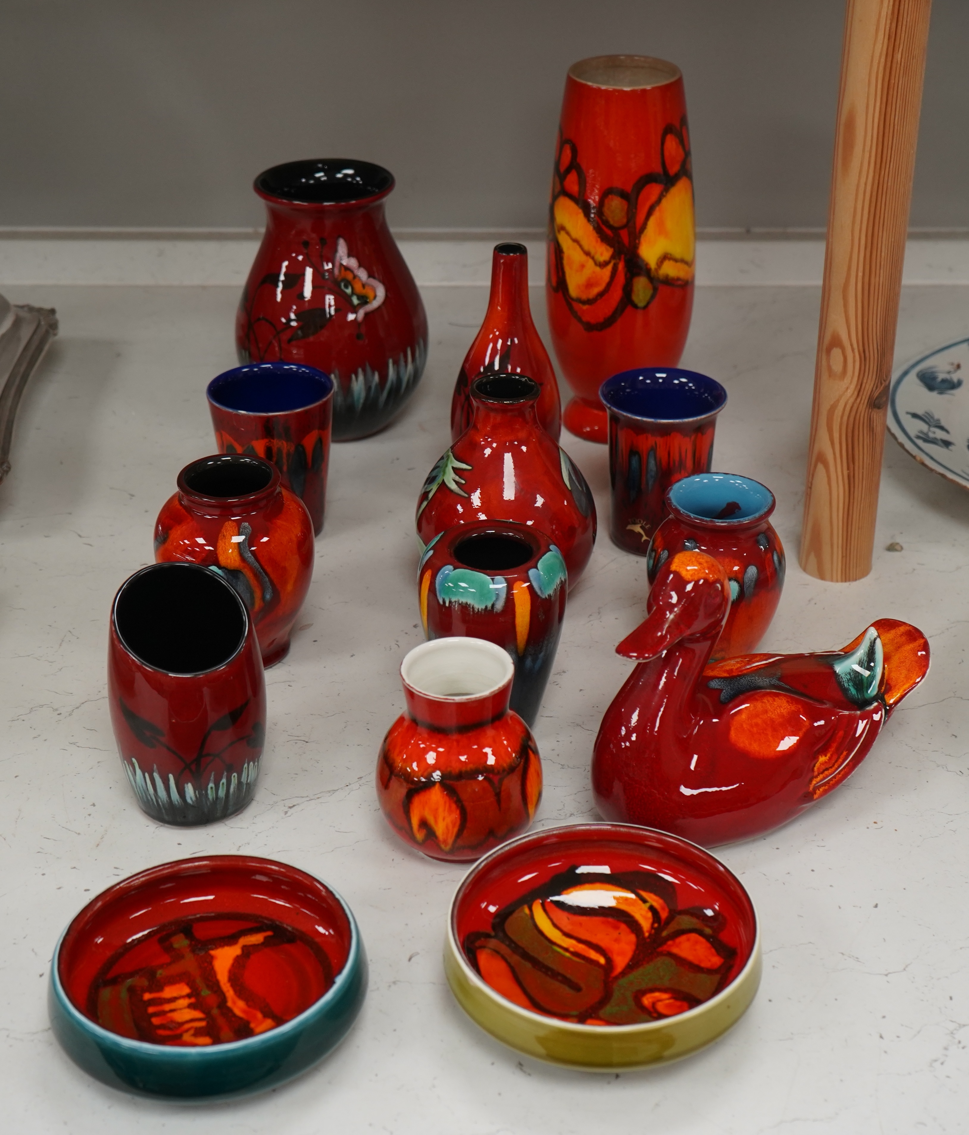 Poole Pottery | A group of Poole pottery to include vases | MutualArt