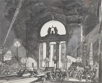 etching - William Martin Larkins