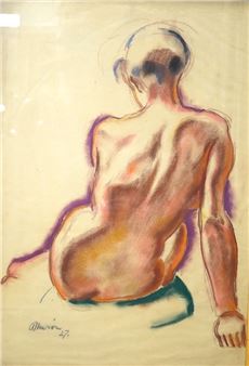 Adrian Allinson | Study of a nude woman (27) | MutualArt