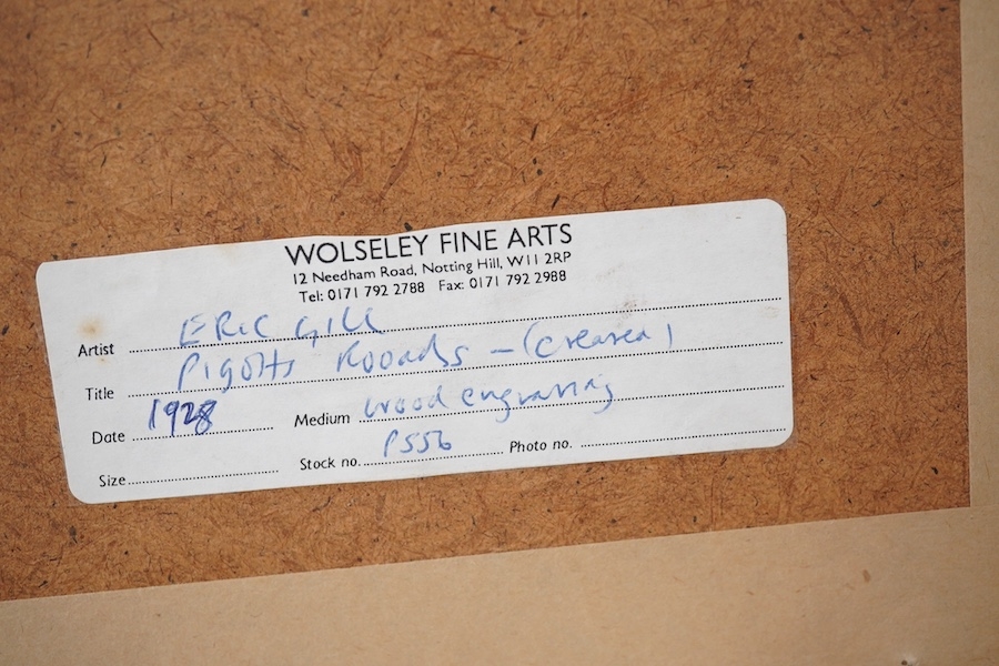 Artwork by Eric Gill, ‘Pǳٳ'’, Made of wood engraving