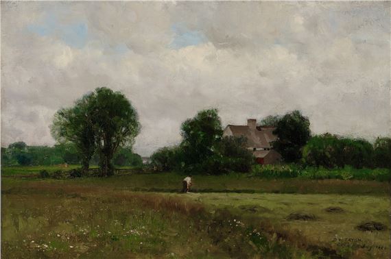 Dwight William Tryon | October in New England (1881) | MutualArt