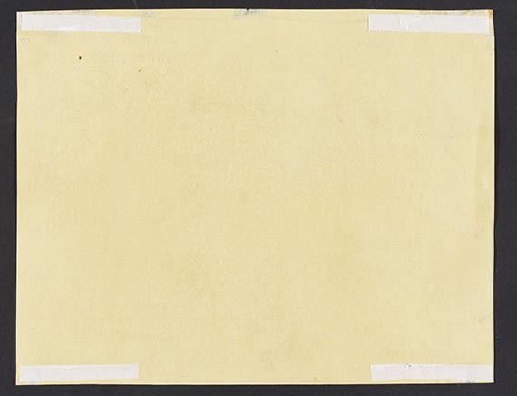 Artwork by Willi Baumeister, Ritzfiguren im Dialog, Made of chalk drawing