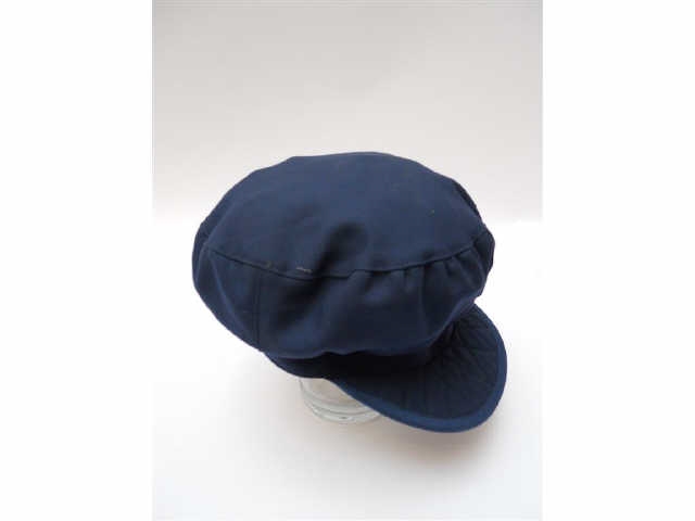 Artwork by Yohji Yamamoto, YOHJI YAMAMOTO. Casquette d'esprit marin en toile marine, Made of Toile