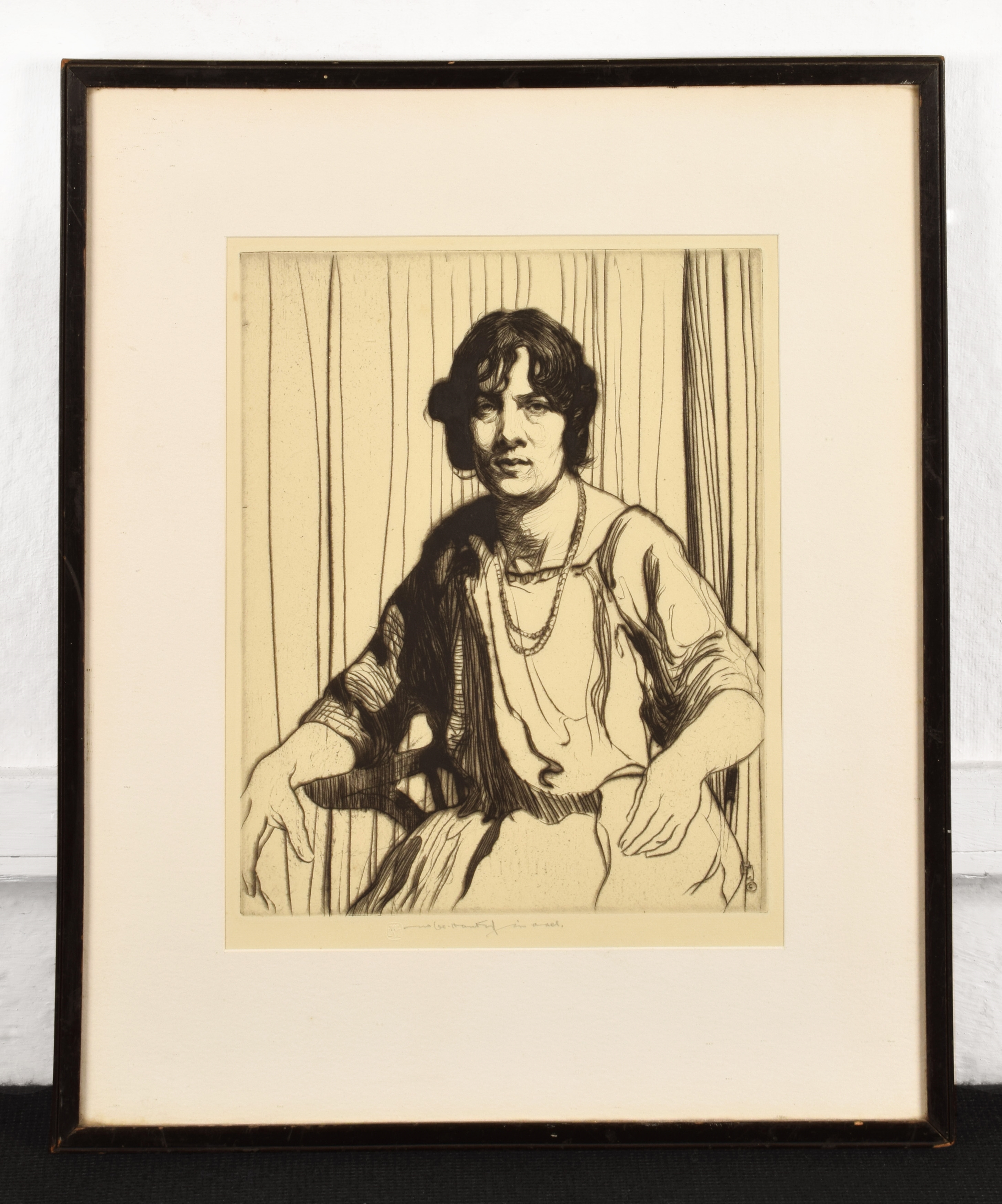 Artwork by William Lee-Hankey, Tragédienne, Made of etching