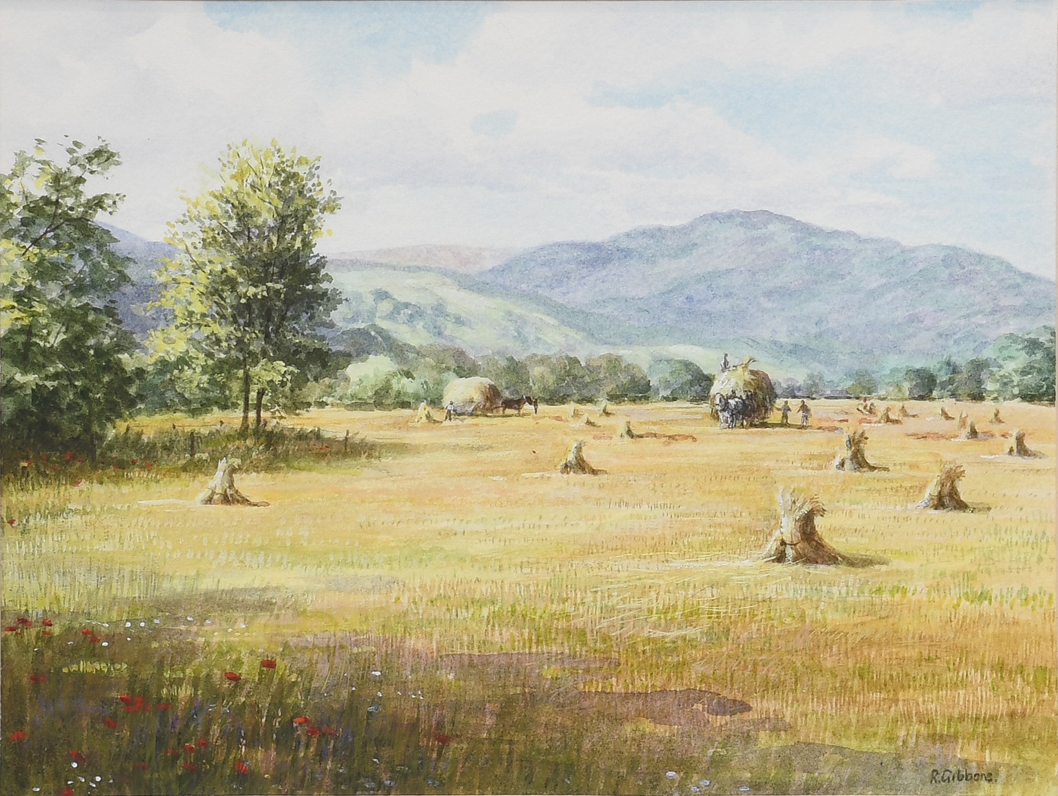 Artwork by Ruth Gibbons, Companions, Made of oil on board