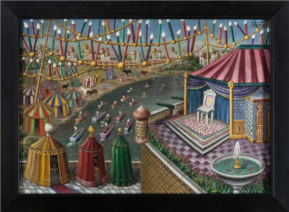 Alphonse Antoine Rodet (1890-1975). Les bougies. Huile sur carton toilé. Signé en haut à droite by Alphonse Antoine Rodet