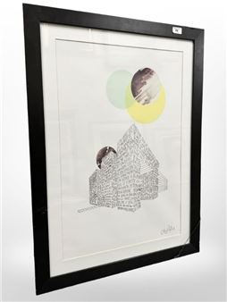 Abstract colour print - Louise Haugaard Nielsen