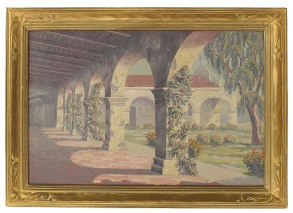 Charles W. Nicholson (1886-1965) American, Oil on Canvas by Charles Wesley Nicholson
