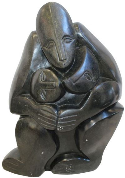 K. Muunga Signed Shona Sculpture - Kefas Muunga