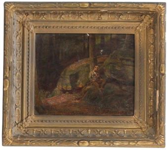 John Donaghy (1838-1931) American OC Hunting Scene - John Donaghy