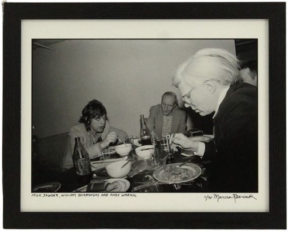 Marcia Resnick Jagger, Burroughs, Warhol by Marcia Resnick, circa 1980