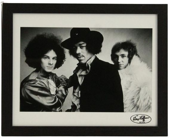 Jimi Hendrix Experience 1966 by Dezo Hoffmann by Jimi Hendrix, 1966
