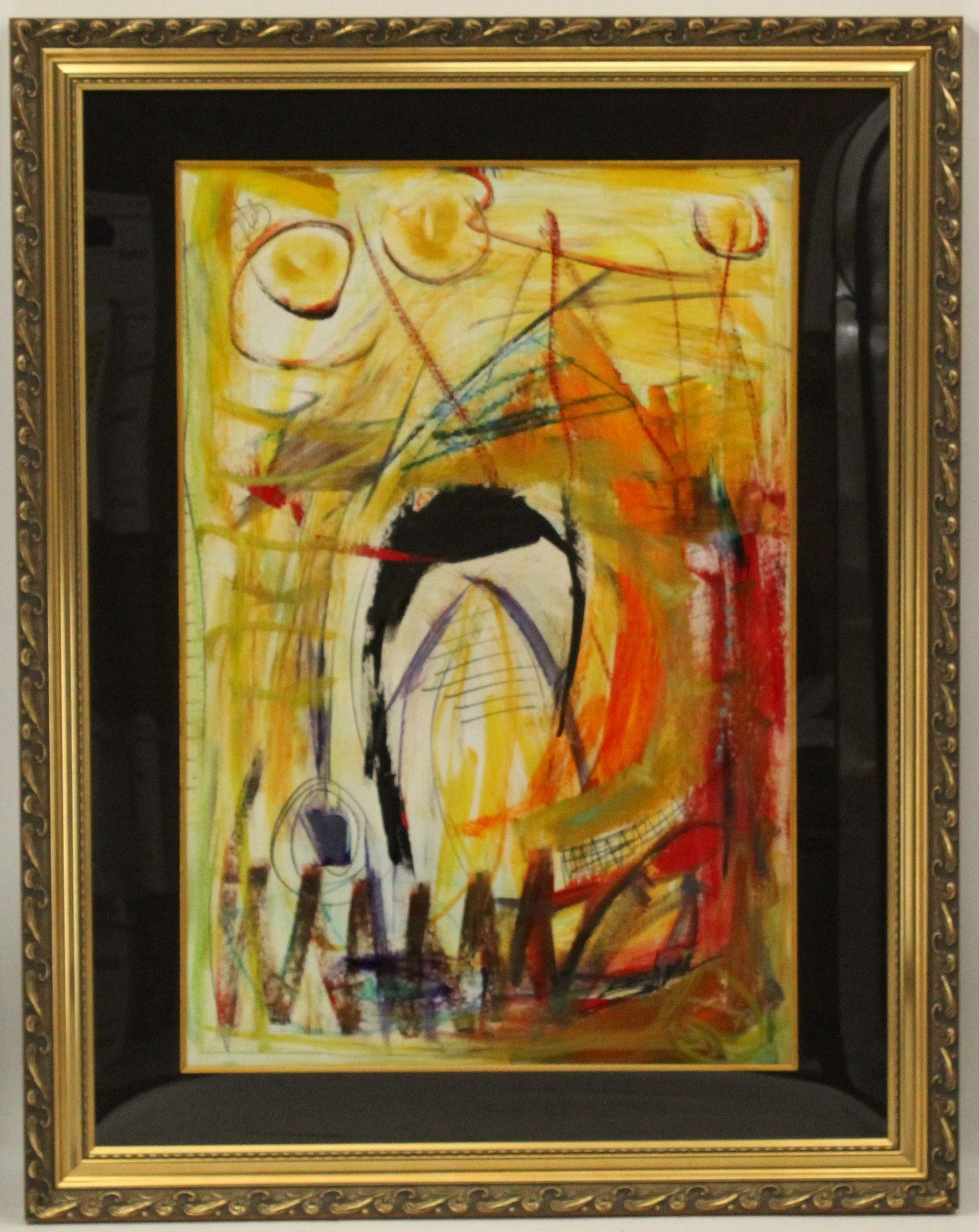 Artwork by Shana Dominguez, Shana Dominguez American Abstract Painting, Made of painting on paper