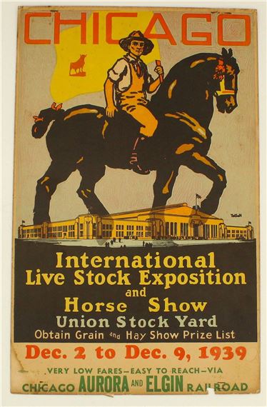 Designer | Chicago Livestock Show Poster Norman Tolson 1939 (1939 ...